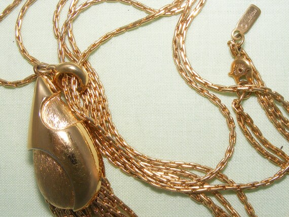 Monet 1960s - Slide Tassel 22Kt Gold-plated - Gold-plated - Necklace -  Catawiki