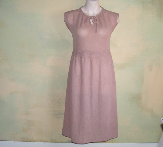 M Soft Knit Dress Sleeveless Jerrell Petites Vint… - image 2