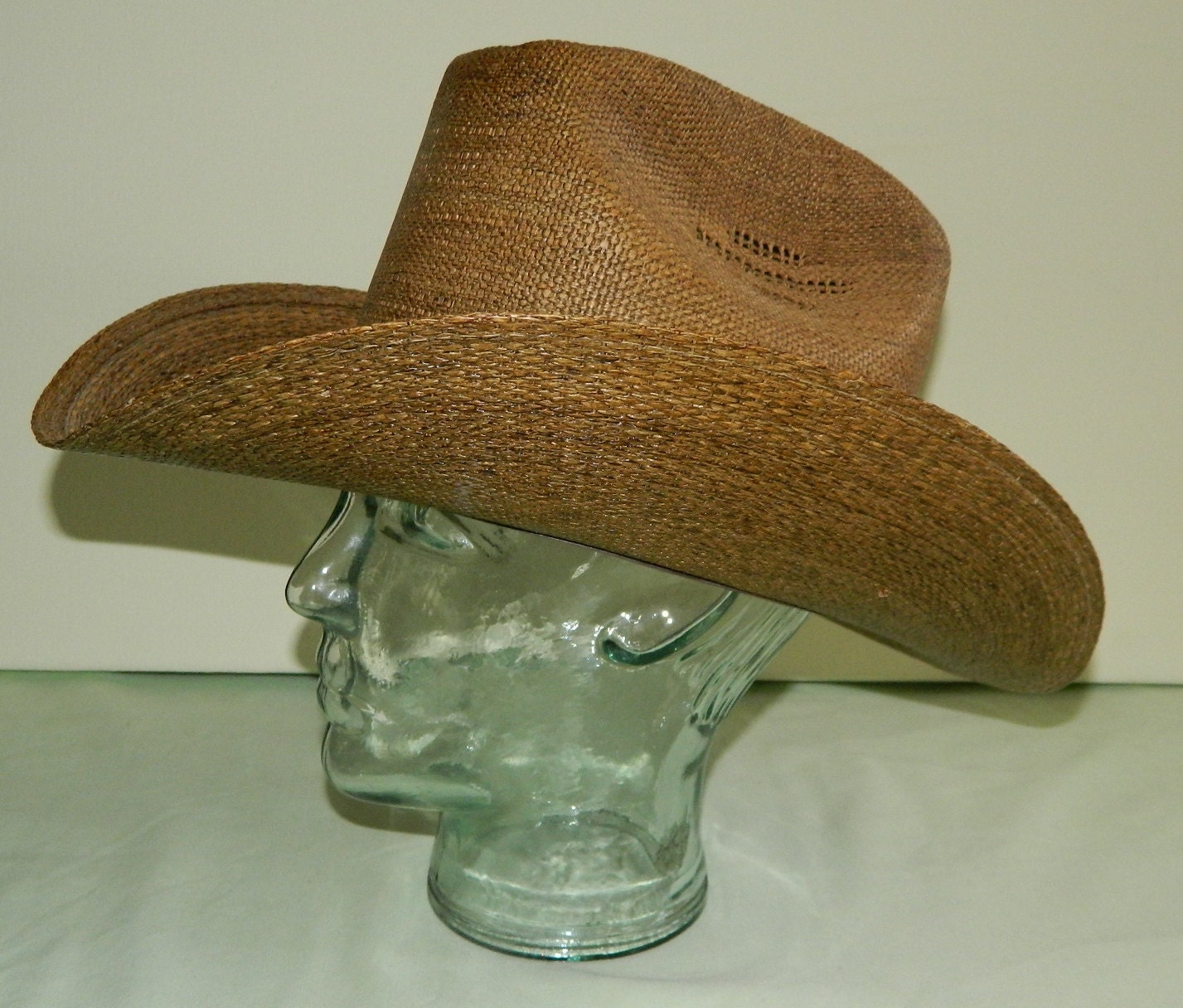 longshot 10x vented straw cowboy hat