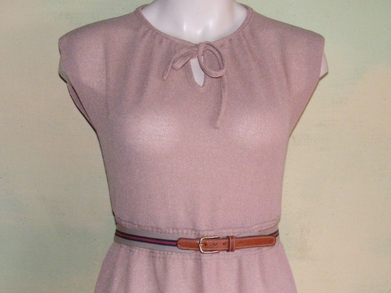 M Soft Knit Dress Sleeveless Jerrell Petites Vint… - image 1