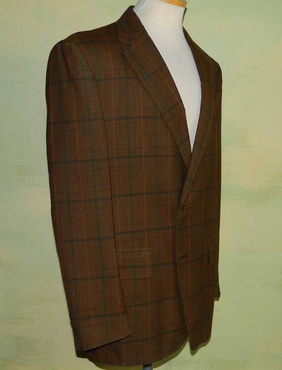 44 L années 60 Mad Men Vintage des années Penny 60 Penny années Towncraft laine Sport manteau à carreaux carreaux vert et marron 9cd3ac 44 L années 60 Mad Men Vintage des années Penny 60 Penny années Towncraft laine Sport manteau à carreaux carreaux vert et marron 9cd3ac
