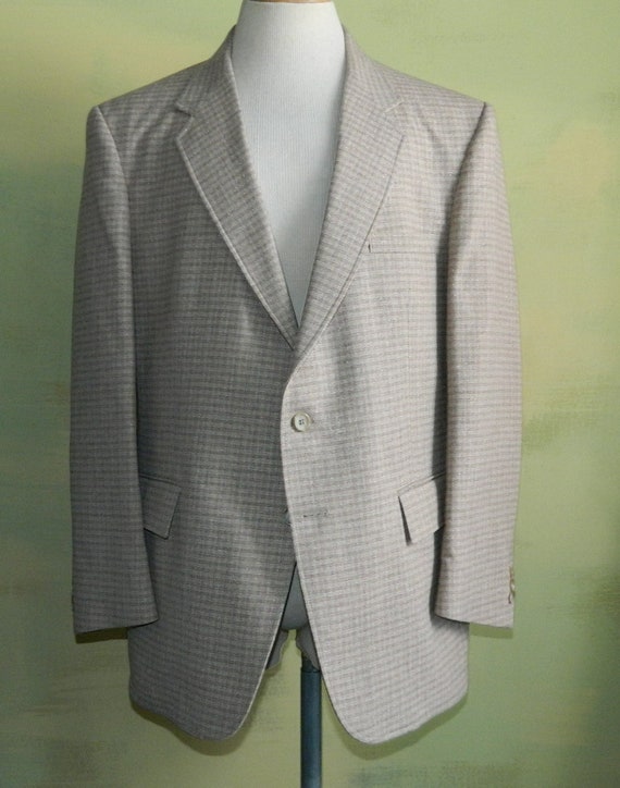 44 1980s Sports Coat Levis Tailored Classics Tiny Check - Etsy