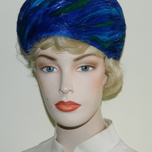 Vintage Dior Feather Hat - Etsy