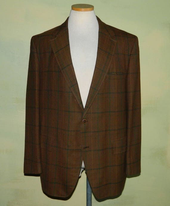 44 L années 60 Mad Men Vintage des années Penny 60 Penny années Towncraft laine Sport manteau à carreaux carreaux vert et marron 9cd3ac 44 L années 60 Mad Men Vintage des années Penny 60 Penny années Towncraft laine Sport manteau à carreaux carreaux vert et marron 9cd3ac