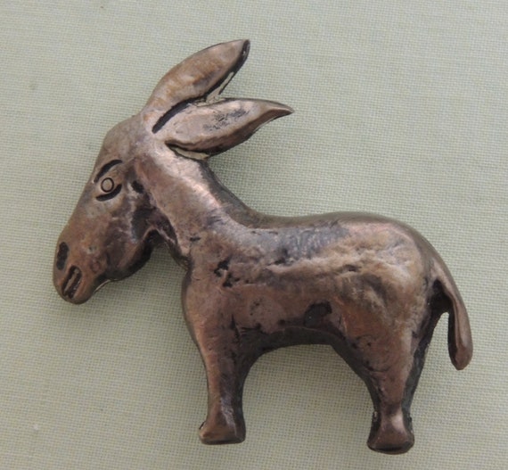 Antique Primitive Mexican Folk Art Burro Donkey P… - image 2