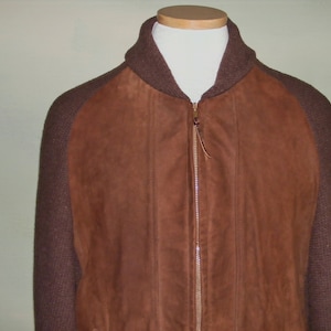 ジャケット・アウター McGREGOR SUEDE LEATHER PANEL KNIT JACKET ジャケット・アウター McGREGOR SUEDE LEATHER PANEL KNIT