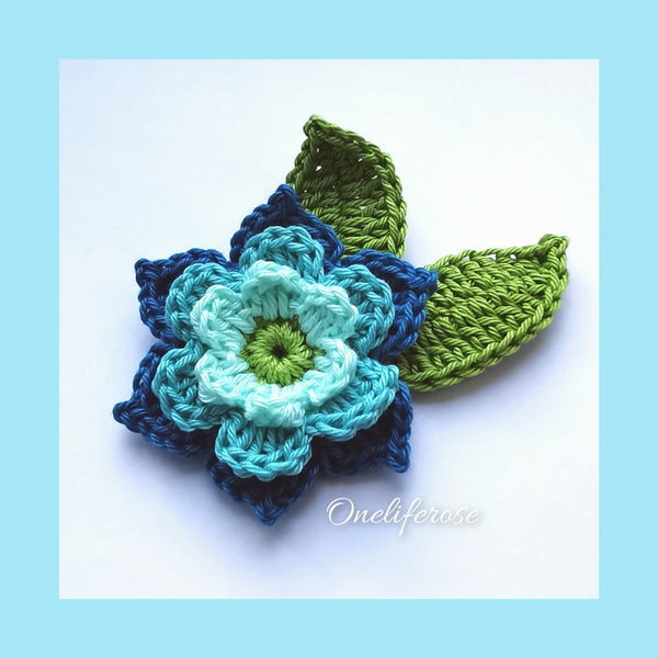 Crochet Flower&Leaves