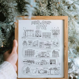 Personalisierte Beziehung Karte, Liebe Karte, individuelles Geschenk, Fern, Paar Geschenke, Hochzeitsgeschenk, Jahrestag Geschenke, Verlobung, Timeline Karte