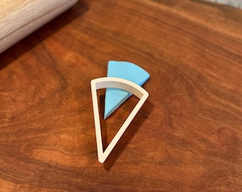 Pizza Slice Cookie Cutter: Food-Safe PETG, Party Treat Cutter