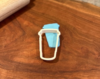 Kaffeetasse Cookie Cutter: Lebensmittelsicher PETG, Cafe Baking & Crafts