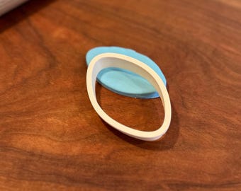 Football Cookie Cutter: Sports Party Treat, Clay Jewelry