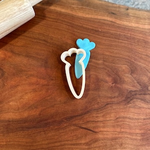 Carrot Cookie Cutter: Spring Easter Baking & Craft Clay
