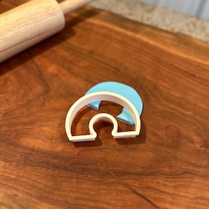 Rainbow Cookie Cutter: 3D Printed PETG, Spring Baking & Crafts