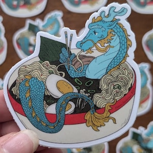 Ramen Dragon Sticker