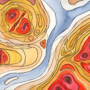 Postales de 4x6 - Anverso brillante, reverso rellenable - Diseños variados - Obra original en acuarela - Para enmarcar, regalar o enviar por correo - Artículo único para amigos por correspondencia