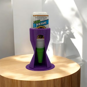 Gorilla Gel Glue inverted holder.  Looks great in your craft room!  Perfect for holding inverted while performing repetitive bonding.
