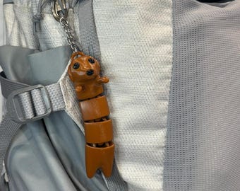 Flexi (Dachshund) Long Dog Keychain
