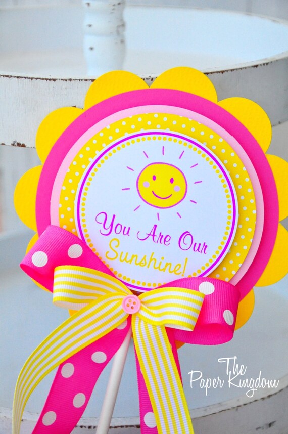 You Are My Sunshine Cake Topper Smash Cake Topper You Are My Etsy