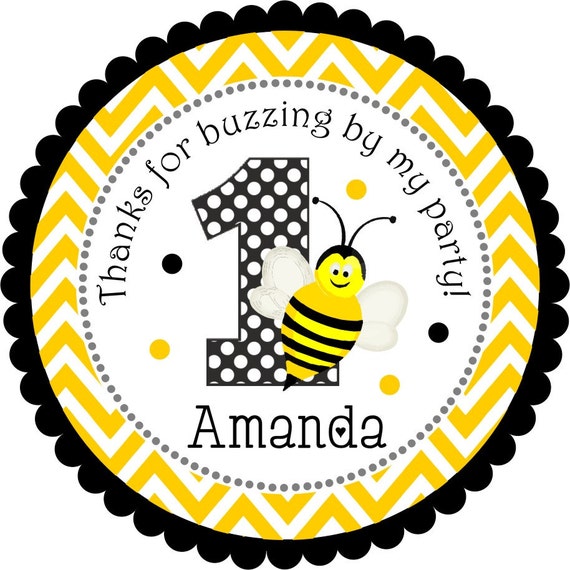 Feste Besondere Anlasse Personalised Party Bag Favour Label Stickers Address Bumble Bee Homemade Honey Maybrands Com Ng
