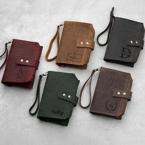 Kabel-Organizer Leder Schnur- und Drahthalter Tasche | Personalisierte Kabel | Ladegerät Zubehör Tech Organizer Leder Reisetasche für Geschenk