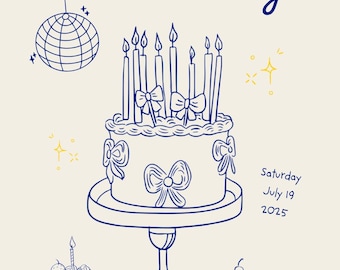 Digital Invitation, Birthday Party Evite, Canva Template, Animated Party Invite, Editable Template, Birthday RSVP Invites, Video Invitation.