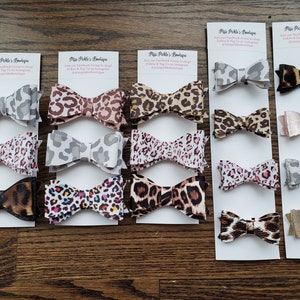 Animal Print Hair Bow Bundles