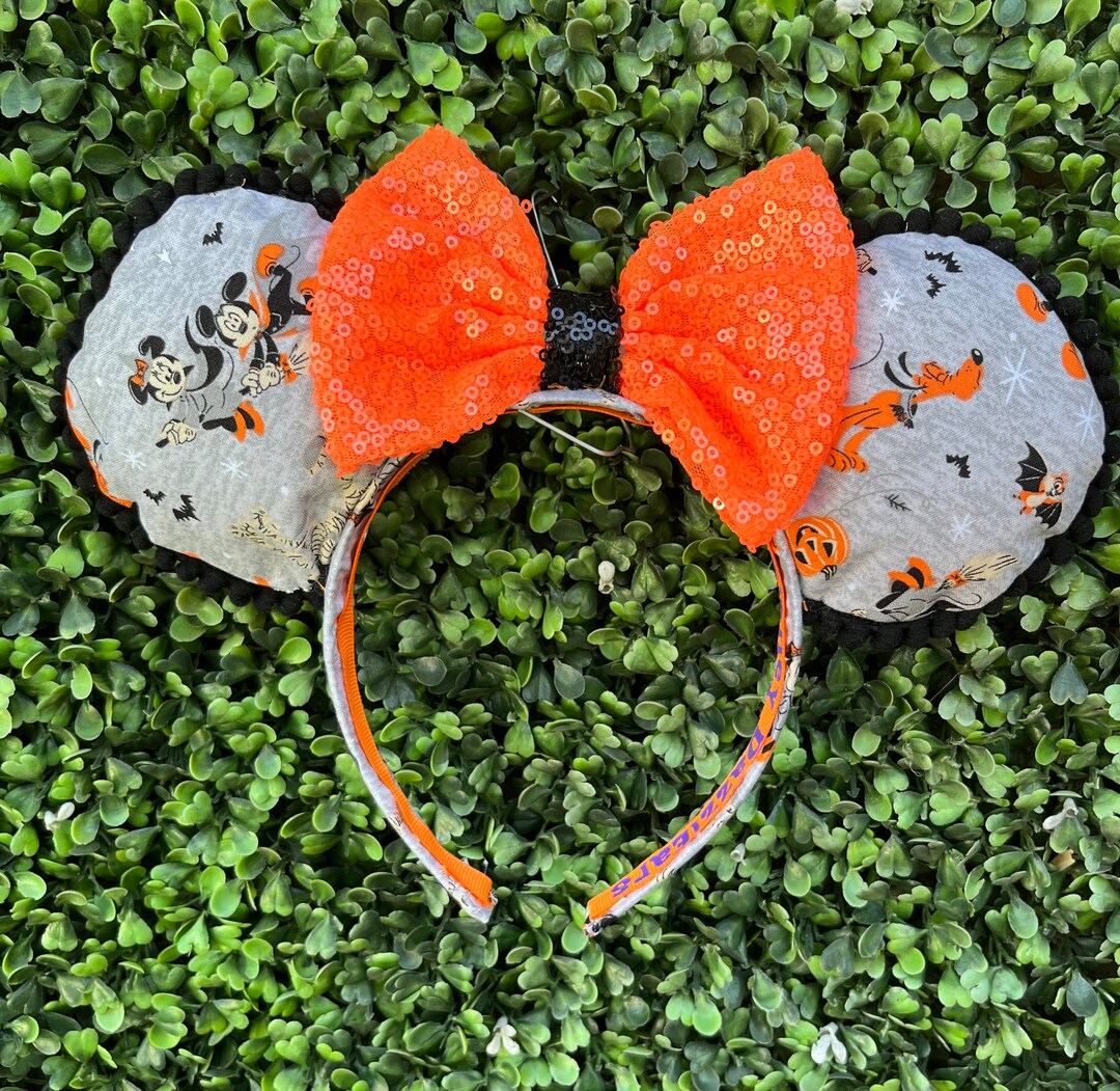 Disney Inspired Classic Mickey Halloween Ears Etsy