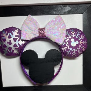 Disney Frozen Inspired Arendell Snowflake Christmas Ears