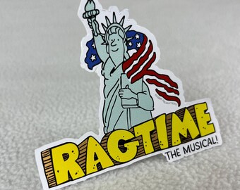 Schoolhouse Ragtime Musical Sticker or Magnet | Schoolhouse Rock Parody