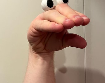 3D Printed Puppet Eye Rings