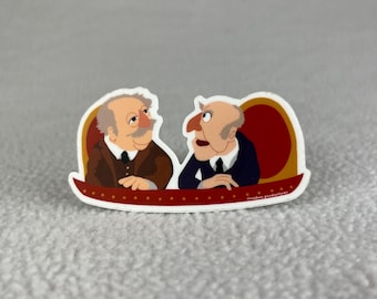 Heckling Geezers | Statler & Waldorf Muppets Stickers