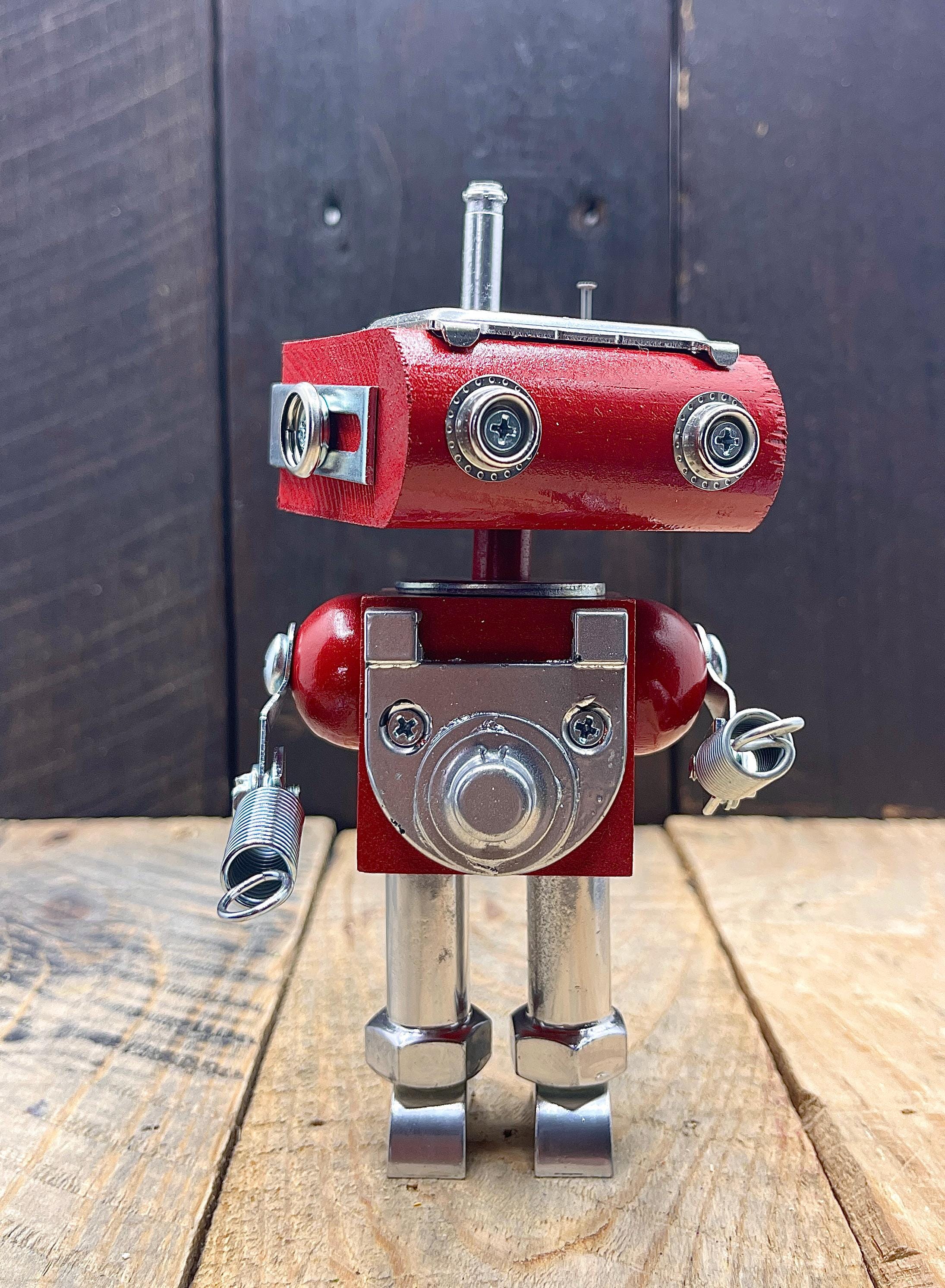 Caliban Robot Caliban | Retro Robot | Asimov Robot | Retro Future Robot | Upcycled ...
