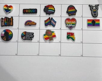 Pride LGBTQ, Pan-African Flag Shoe Charms