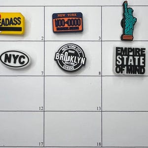 New York Themed Shoe Charms
