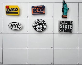 New York Themed Shoe Charms