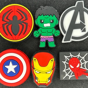 Superhero Shoe Charms