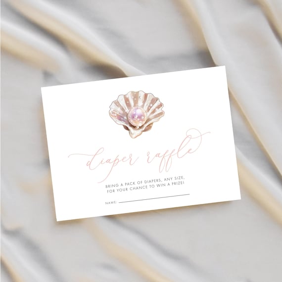 Diaper Raffle Insert Baby Shower Template Girl Baby Shower Game Printable Diaper Raffle Insert Cards Diaper Raffle Game Digital #3K-BSC