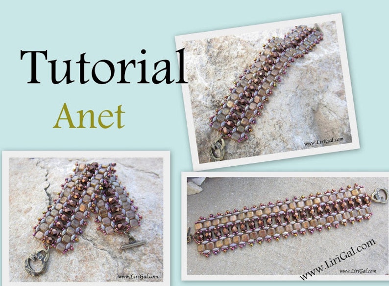 Tutorial Anet SuperDuo and Tila Beadwork Bracelet PDF image 2