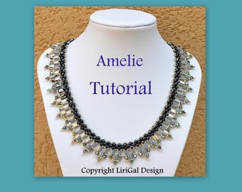 Tutorial Amelie SuperDuo&Tila Necklace PDF