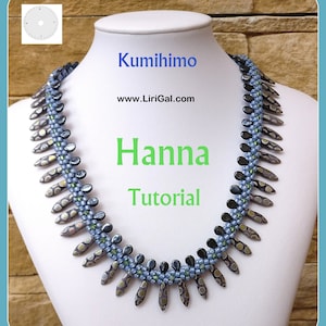 Tutorial Hanna Kumihimo Daggers Necklace PDF