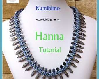 Tutorial Hanna Kumihimo Daggers Necklace PDF