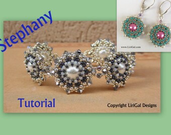 Stephany Pearls Beadwork Bracelet PDF Tutorial