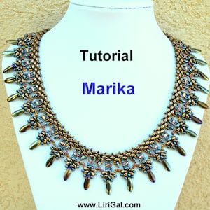 Tutorial Marika SuperDuo Necklace PDF