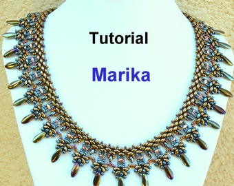 Anleitung Marika SuperDuo Halskette PDF