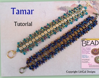 Tutorial Tamar SuperDuo and Tila Beadwork Bracelet PDF