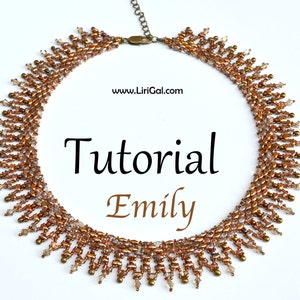 Emily SuperDuo Beadwork Necklace PDF Tutorial image 2