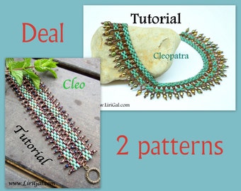 Cleo  and Cleopatra  Beadwork PDF Tutorials