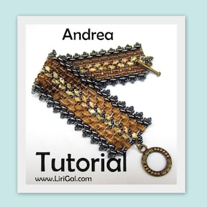 Andrea Superduo Rulla Beadwork Bracelet PDF Tutorial