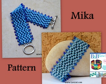 Mika Super duo Beadwork Bracelet PDF Tutorial