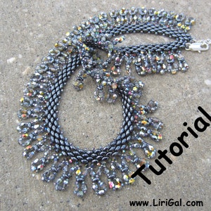 Julia SuperDuo Beadwork Necklace PDF Tutorial
